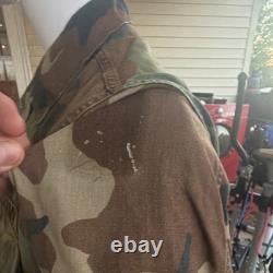 US Army Camouflage Military BDU Uniform Set Jacket & Pants with patrol cap