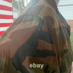 US Army Camouflage Military BDU Uniform Set Jacket & Pants with patrol cap