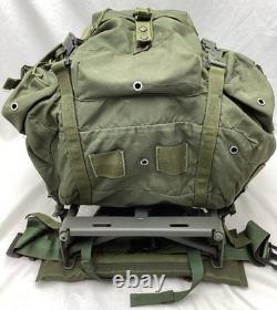 US Army Field Pack Combat Nylon LC-1 Large Alice Vintage Backpack with Frame