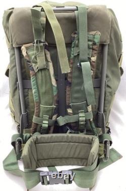 US Army Field Pack Combat Nylon LC-1 Large Alice Vintage Backpack with Frame