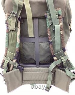 US Army Field Pack Combat Nylon LC-1 Large Alice Vintage Backpack with Frame
