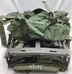 US Army Field Pack Combat Nylon LC-1 Medium Alice Vintage Backpack With Frame
