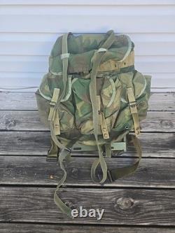 US Army Field Pack Combat Nylon LC1 Medium Alice Vintage Backpack Rucksack Frame