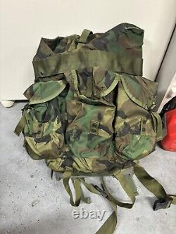 US Army Field Pack Combat Nylon Large Green Backpack with Frame