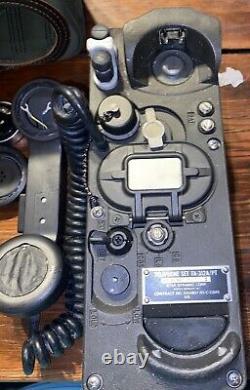 US Army Field Telephone Set Military Radio Phone Vietnam TA-312A/PT withCase