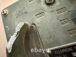 US Army Field Telephone Set TA-312/PT Vintage Military Radio Phone