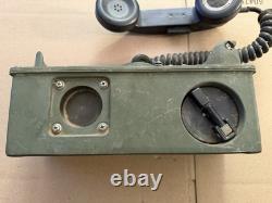 US Army Field Telephone Set TA-312/PT Vintage Military Radio Phone