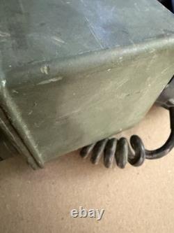 US Army Field Telephone Set TA-312/PT Vintage Military Radio Phone