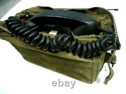 US Army Field Telephone Set TA-312/PT Vintage Military Radio Phone Vietnam