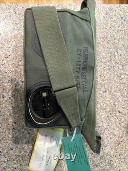 US Army Field Telephone Set TA-312/PT Vintage Military Radio Phone With Bag set