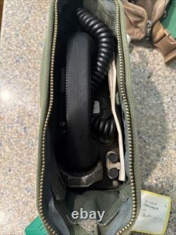 US Army Field Telephone Set TA-312/PT Vintage Military Radio Phone With Bag set