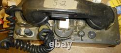 US Army Field Telephone TA-312/PT Military Phone with Bag