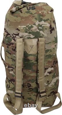 US Army GI Genuine Military Issue Duffle Bag, Cordura Nylon, 2 Carrying Straps