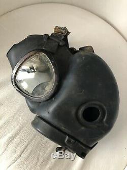US Army Gas Mask C8R1 Vintage Military Black Chemical Biological