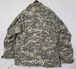 US Army Issue ACU Digital Cold Weather Field M65 Combat Jacket Size XL Long XLL