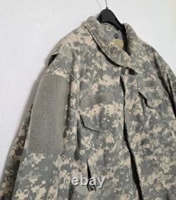 US Army Issue ACU Digital Cold Weather Field M65 Combat Jacket Size XL Long XLL