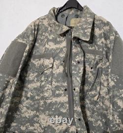 US Army Issue ACU Digital Cold Weather Field M65 Combat Jacket Size XL Long XLL