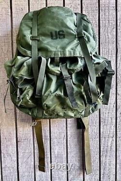 US Army Large ALICE Nylon Combat Field Pack with Frame Belt & Straps