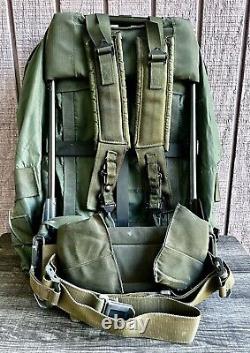 US Army Large ALICE Nylon Combat Field Pack with Frame Belt & Straps