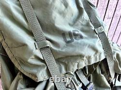 US Army Large ALICE Nylon Combat Field Pack with Frame Belt & Straps