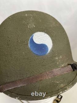 US Army M1 Helmet WWII Restored Genuine Military Surplus with Replica Parts