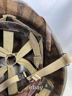 US Army M1 Helmet WWII Restored Genuine Military Surplus with Replica Parts