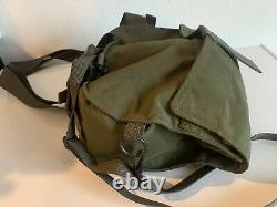 US Army M40 Gas Mask Size M Carry Bag Clear Lens Insert Canteen Cap Military