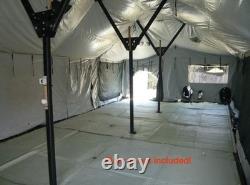 US Army MGPT 18x36 Military Tent Heavy Duty Modular Shelter Surplus Canvas