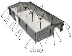 US Army MGPT 18x36 Military Tent Heavy Duty Modular Shelter Surplus Canvas