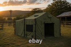 US Army MGPT Tent 18x18 Military Shelter Complete Grade B Complete Set