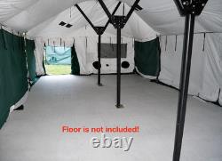 US Army MGPT Tent 18x18 Military Shelter Complete Grade C Complete Set
