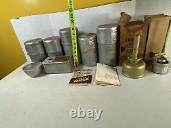 US Army Military Camping hiking Cooking cook pocket Stoves Accessories Lot 1D12