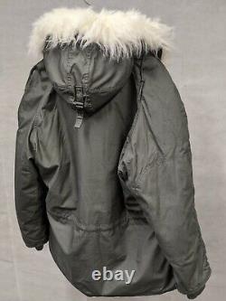 US Army Military Extreme Cold Weather N3B Snorkel Parka Jacket Coat Medium