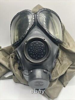 US Army Military Issue M40 Gas Mask M/L With NBC Hood US Army Carrier Case +More