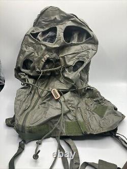 US Army Military Issue M40 Gas Mask M/L With NBC Hood US Army Carrier Case +More