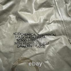 US Army Military Issue M40 Size Medium With NBC Hood US ArmyCarrier Case +More