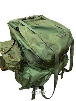 US Army Military LC-1 Combat Field Pack Alice Backpack With Frame LG Large CLEAN