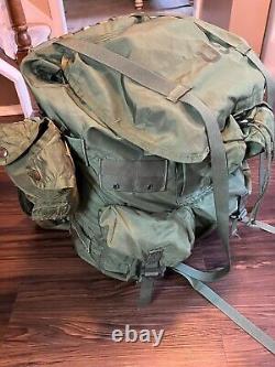 US Army Military LC-1 Combat Field Pack Alice Backpack With Frame LG Large CLEAN