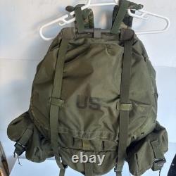 US Army Military LC-1 Combat Field Pack Large Alice Backpack with Frame Vintage