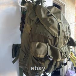 US Army Military LC-1 Combat Field Pack Large Alice Backpack with Frame Vintage