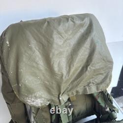 US Army Military LC-1 Combat Field Pack Large Alice Backpack with Frame Vintage