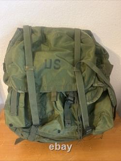 US Army Military LC-1 Large Combat Field Pack Alice Backpack Frame Kidney Belt