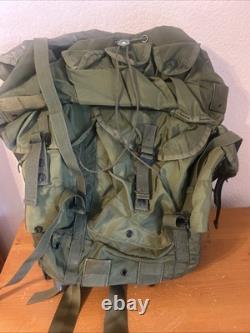 US Army Military LC-1 Large Combat Field Pack Alice Backpack Frame Kidney Belt