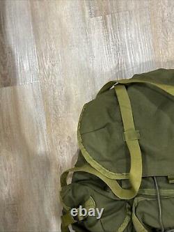 US Army Military LC-1 Large Combat Field Pack Alice Backpack WITH FRAME! VTG