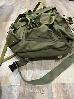 US Army Military LC-1 Large Combat Field Pack Alice Backpack WITH FRAME! VTG