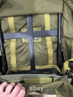 US Army Military LC-1 Large Combat Field Pack Alice Backpack WITH FRAME! VTG