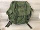 Us Army Military Large Green Nylon Combat Field Pack Alice Backpack With Frame