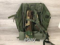 US Army Military Large Green Nylon Combat Field Pack Alice Backpack with Frame