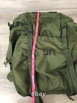 US Army Military Large Green Nylon Combat Field Pack Alice Backpack with Frame