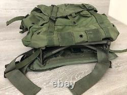 US Army Military Large Green Nylon Combat Field Pack Alice Backpack with Frame